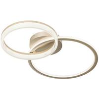 STROPNÍ LED SVÍTIDLO RIO - šampaňská, Moderní, kov/plast (70/45/10cm) - Mömax