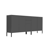 Sideboard Mailand Anthrazit B: 184,5 cm - Anthrazit, MODERN, Holzwerkstoff (184,5/86/33cm) - MID.YOU