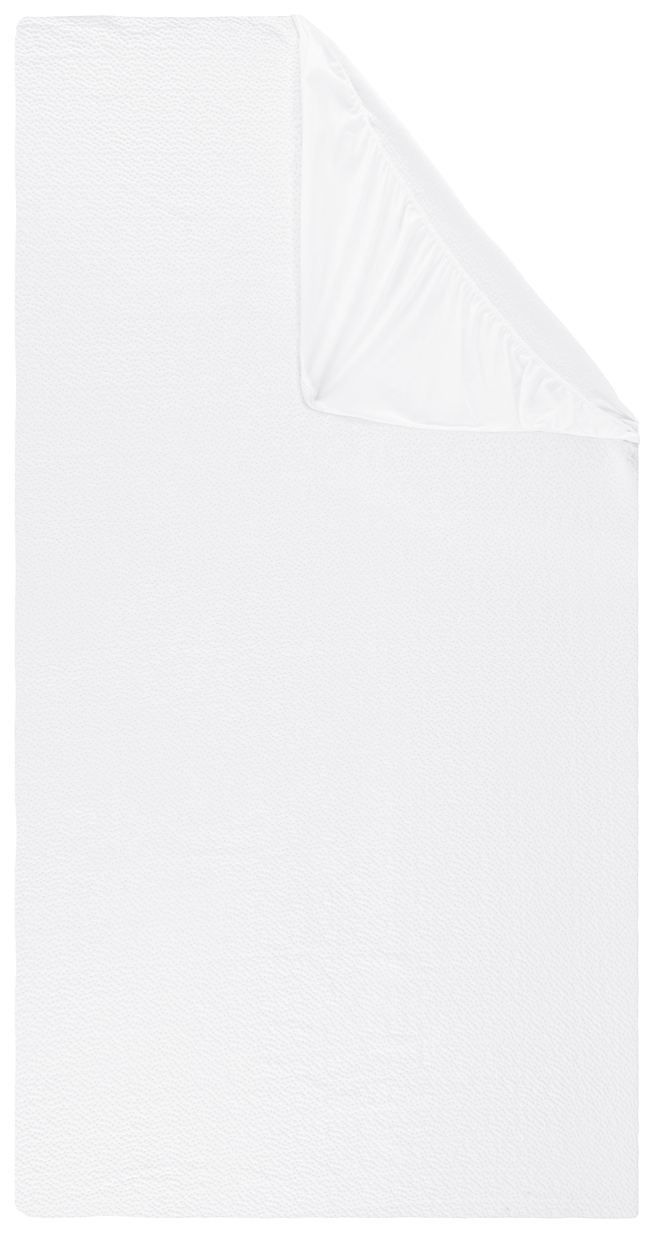 Chránič Matrace Cool Me, 200/90/25cm, Bílá - bílá, textil (200/90/25cm) - Modern Living