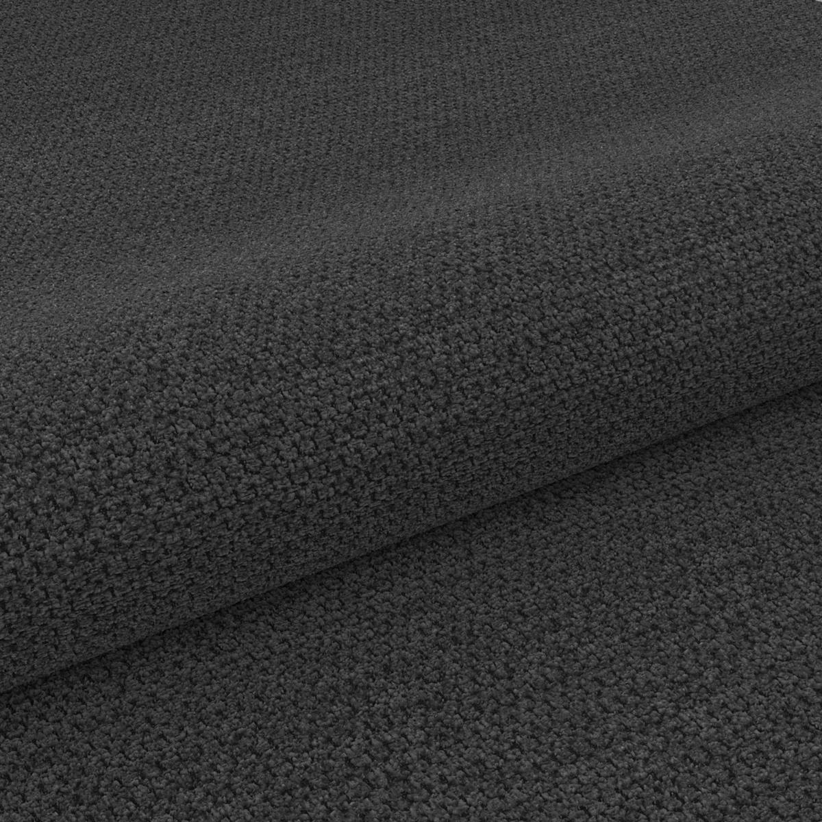 Rohová sedačka TEXAS, pravá, antracitová - černá/šedavě hnědá, Konvenční, dřevo (259/203cm) - Based