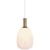 Hängeleuchte Alton Schwarz Messingfarben - Messingfarben/Schwarz, Basics, Glas/Metall (43/343cm) - Nordlux