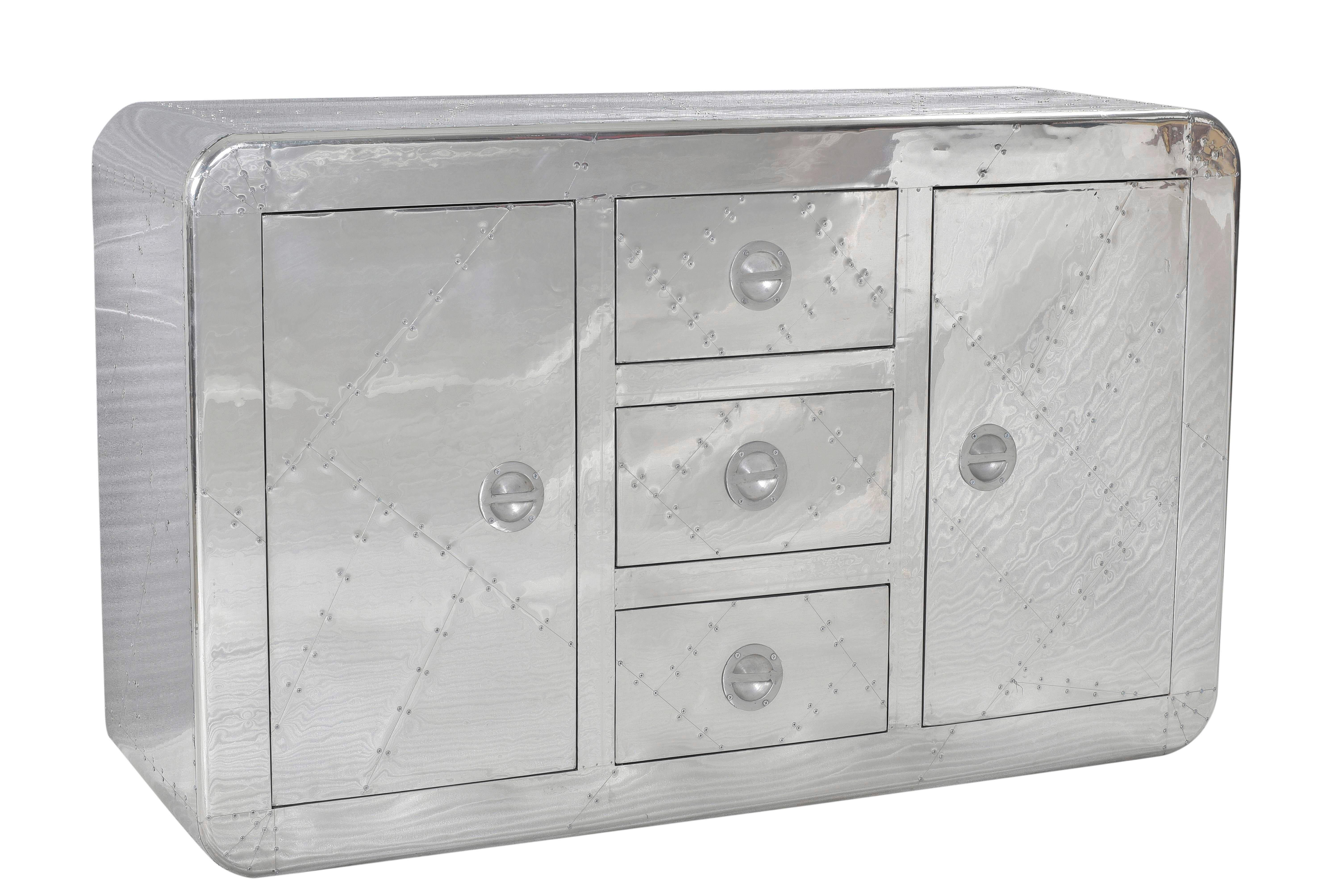 SIDEBOARD Silberfarben B: 150cm - Silberfarben, Design, Holz/Holzwerkstoff (150/90/45cm) - MID.YOU