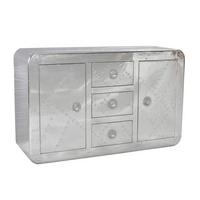 SIDEBOARD Silberfarben B: 150cm - Silberfarben, Design, Holz/Holzwerkstoff (150/90/45cm) - MID.YOU
