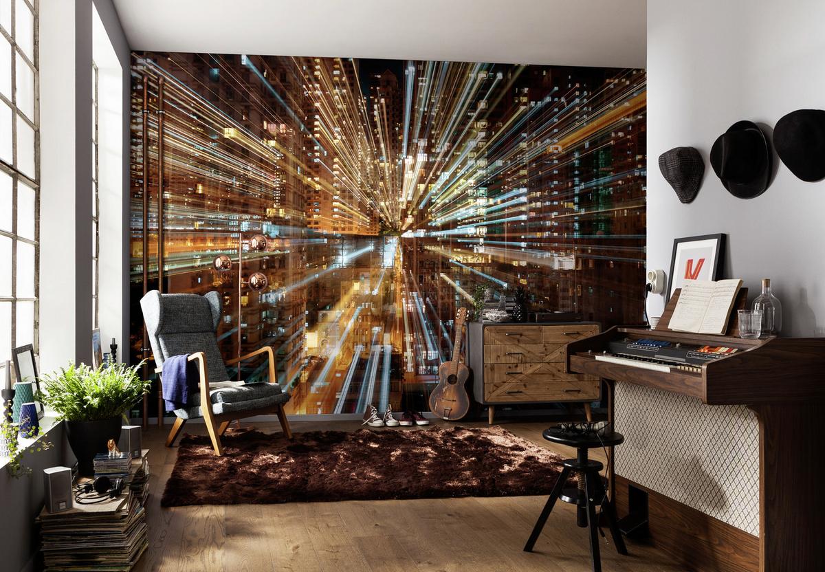 Vliestapete Fusion - Multicolor, Design, Papier (368/248cm)