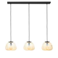 Hängeleuchte 80109/86 Kaizen - Bernsteinfarben, Basics, Glas/Metall (95/25/150cm) - Brilliant