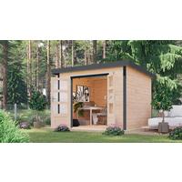 Gartenhaus Aetos 6 B 40132 AETOS 6 B - Anthrazit/Grau, Basics, Holz (271/218/271cm)