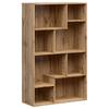 Regal Tetrix Bookshelf - Eiche Wotan, Design, Holzwerkstoff (87,5/140/33,5cm)