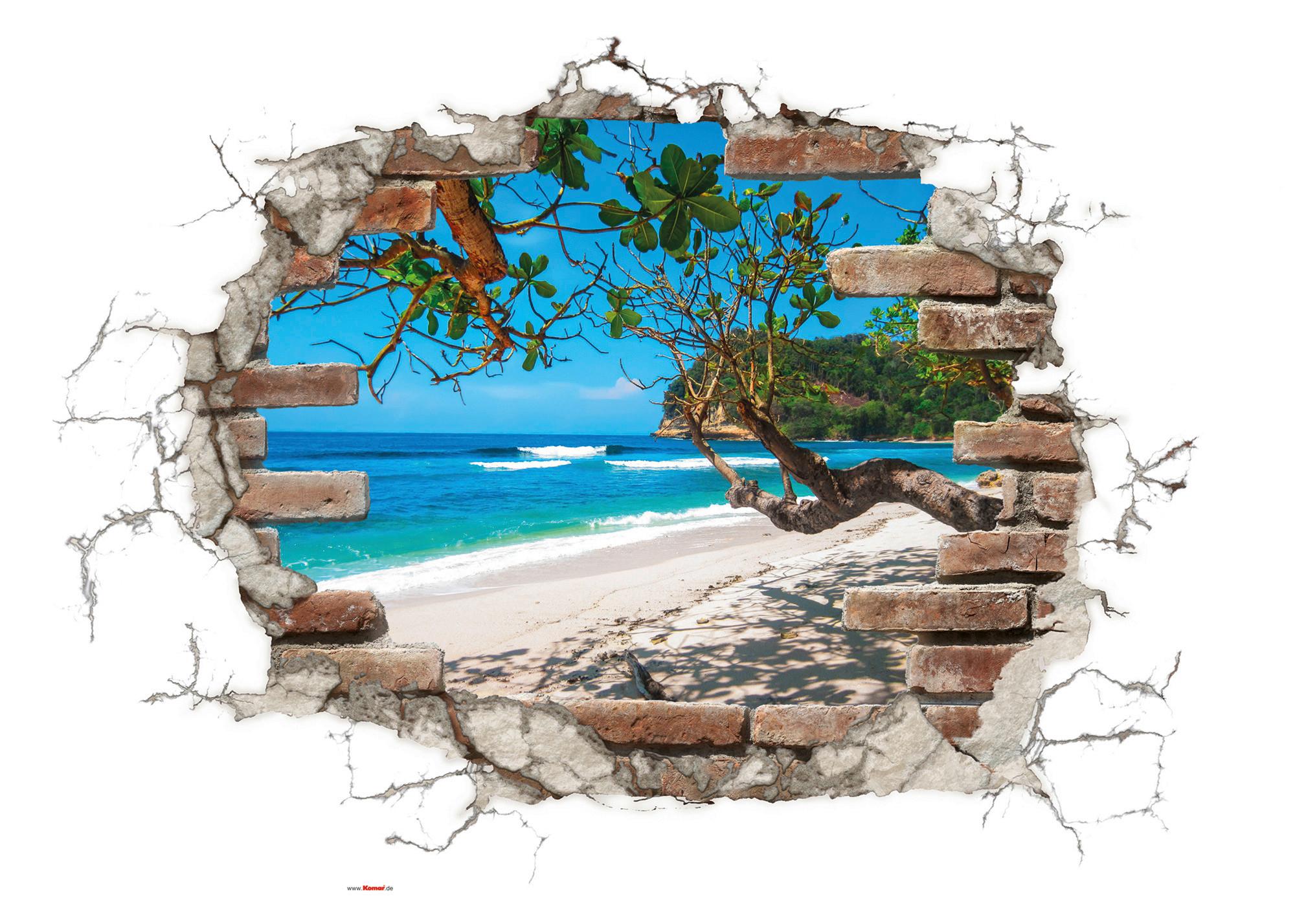 Wandtattoo Break Out - Multicolor, Basics, Kunststoff (50/70cm) - Komar