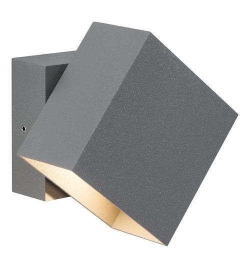 LED-Wandleuchte Cybo 2-Flammig 18002 Cybo - Grau, Basics, Metall (10/9,3/10cm) - Paulmann