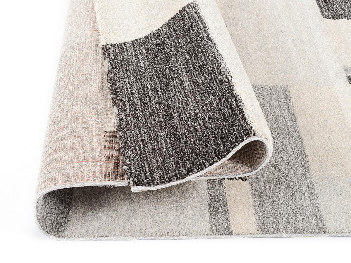 Webteppich Palazzo Bloc Grau 240x290 cm - Grau, KONVENTIONELL, Textil (240/290cm) - Novel
