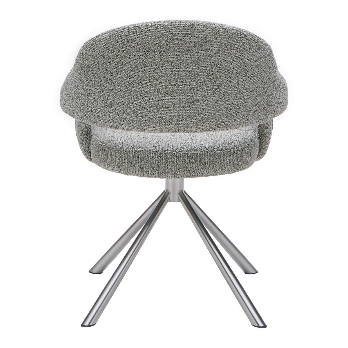 ŽIDLE S PODRUČKAMI PERAMA -TREND- - pastelově zelená/barvy nerez oceli, Moderní, kov/textil (61/83/61cm) - Mömax