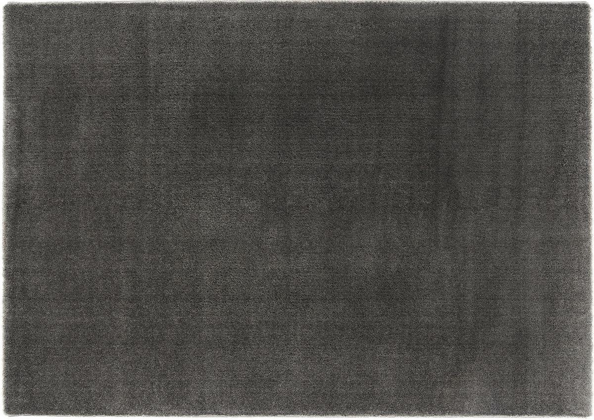 Webteppich Dunkelgrau Sunshine 140x200 cm - Dunkelgrau, KONVENTIONELL, Textil (140/200cm) - Novel
