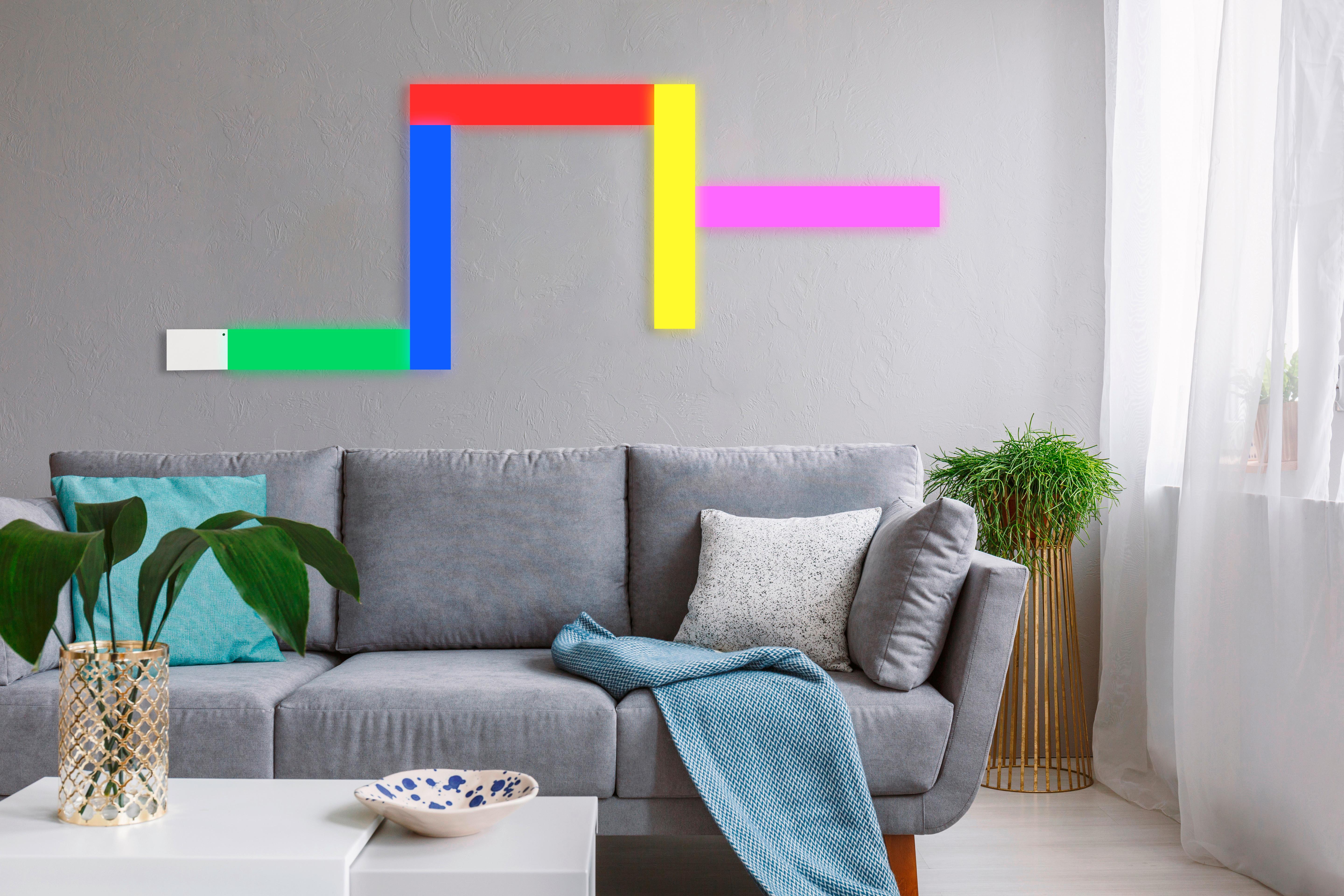 Led-wandleuchte 41565-5 - Weiß, KONVENTIONELL, Kunststoff/Metall (60/10/3cm) - Globo