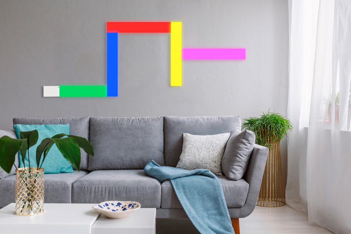 LED-Wandleuchte 41565-5 - Weiß, KONVENTIONELL, Kunststoff/Metall (60/10/3cm) - Globo