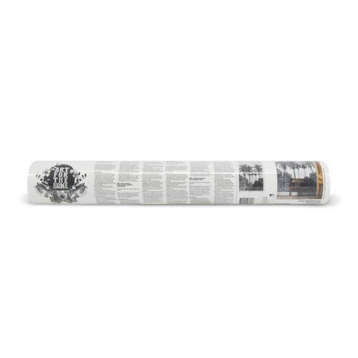 Fototapete Palmen Gravur - Schwarz/Weiß, Basics, Papier/Kunststoff (200/280cm)
