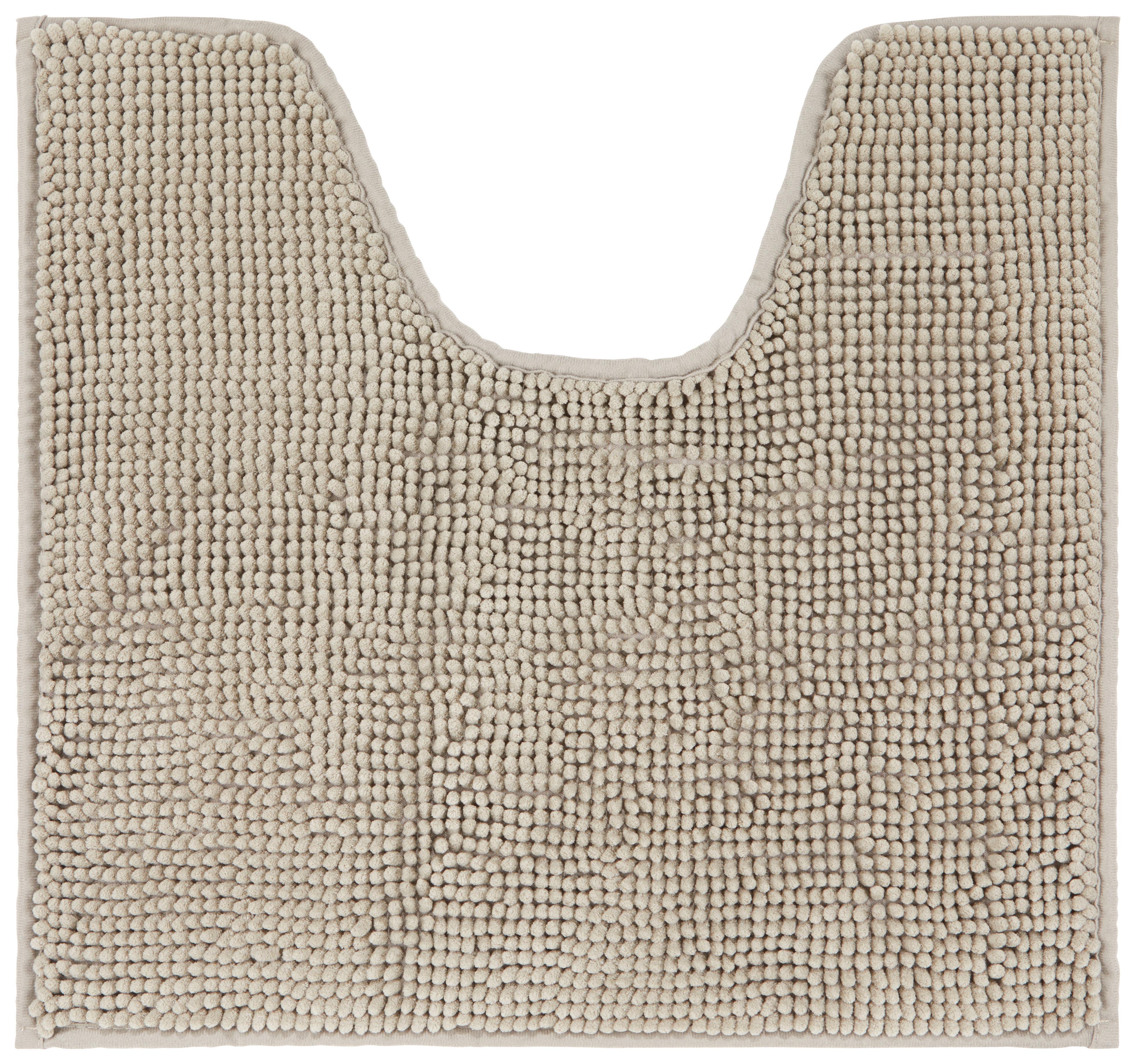 WC PREDLOŽKA Nelly, 50/50cm, sivohnedá - sivohnedá, textil (50/50cm) - Modern Living