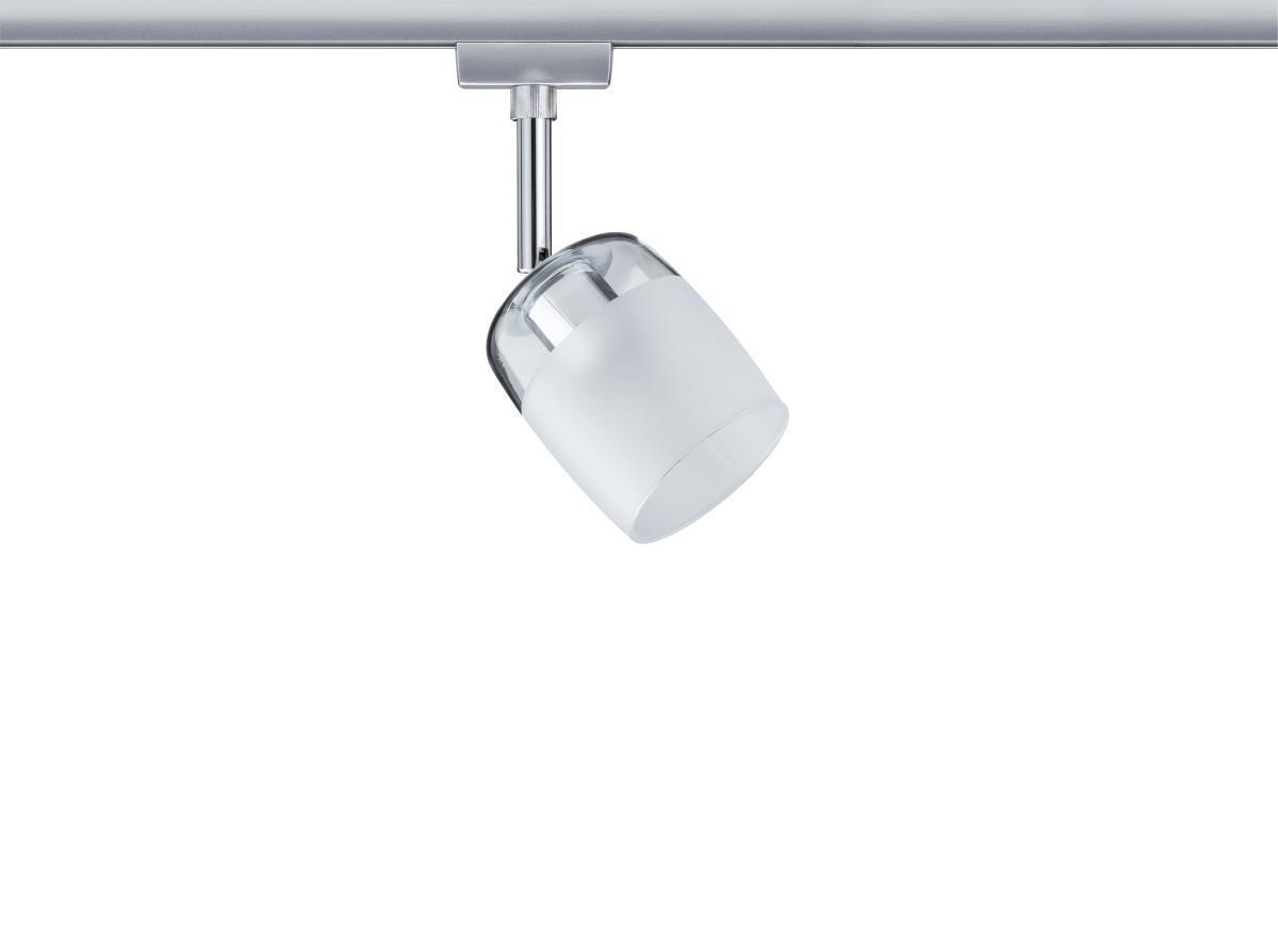 Schienensystem Urail Strahler 95338 Spotkopf Schwenkbar - Chromfarben/Klar, Design, Glas/Metall (7,4/12,8/11,5cm) - Paulmann