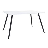 Schreibtisch Salia schwarz/Weiß, L: 110cm - Schwarz/Weiß, MODERN, Holzwerkstoff/Metall (110/80/70cm) - MID.YOU