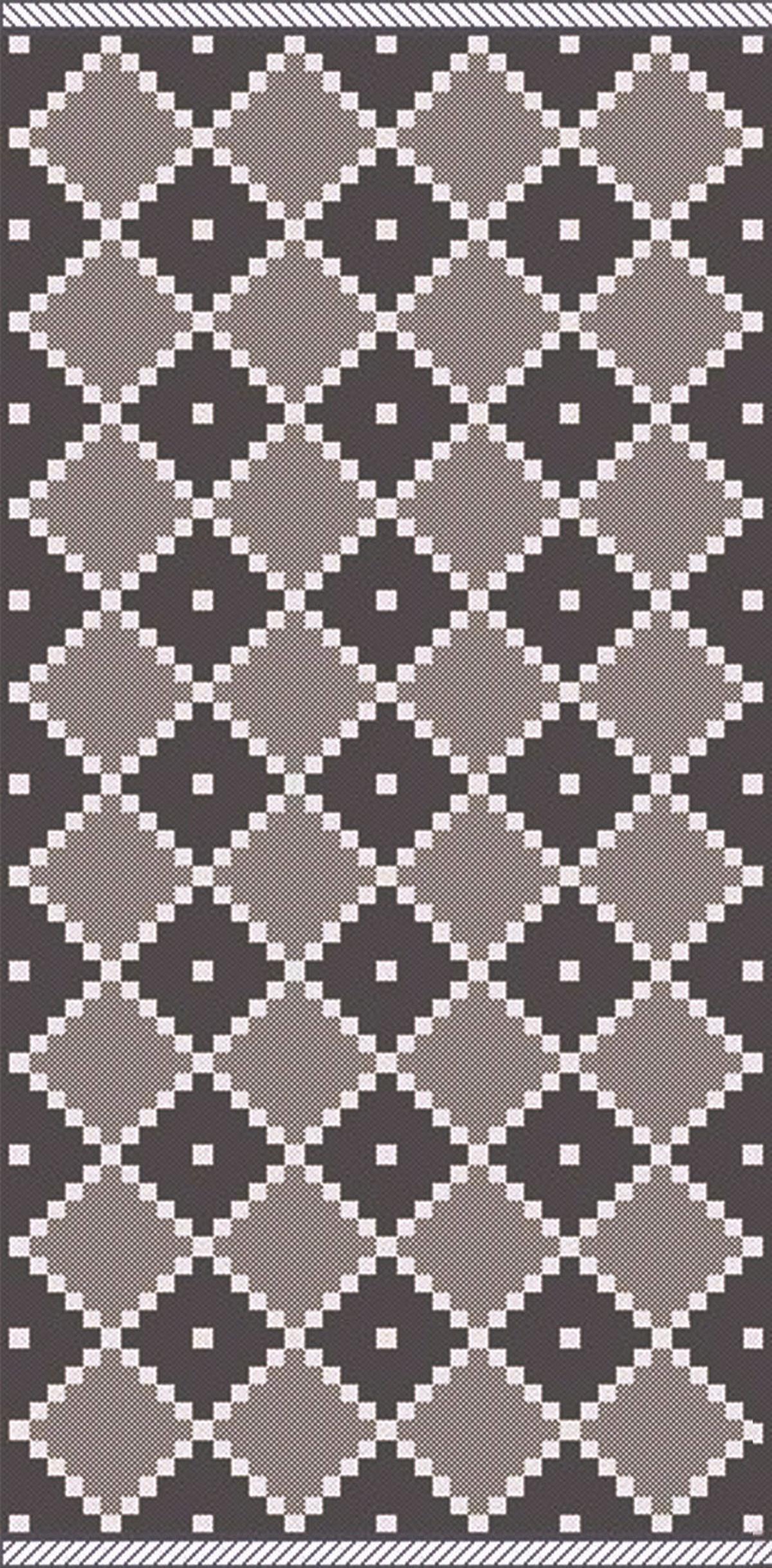 KOBEREC TKANÝ NA PLOCHO Phoenix 1, 80/150cm - šedá/antracitová, Moderní, textil (80/150cm) - Modern Living