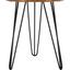 Odkladací Stolík Linda - prírodné farby/čierna, Moderný, kov/drevo (40/46,5cm) - MÖMAX modern living