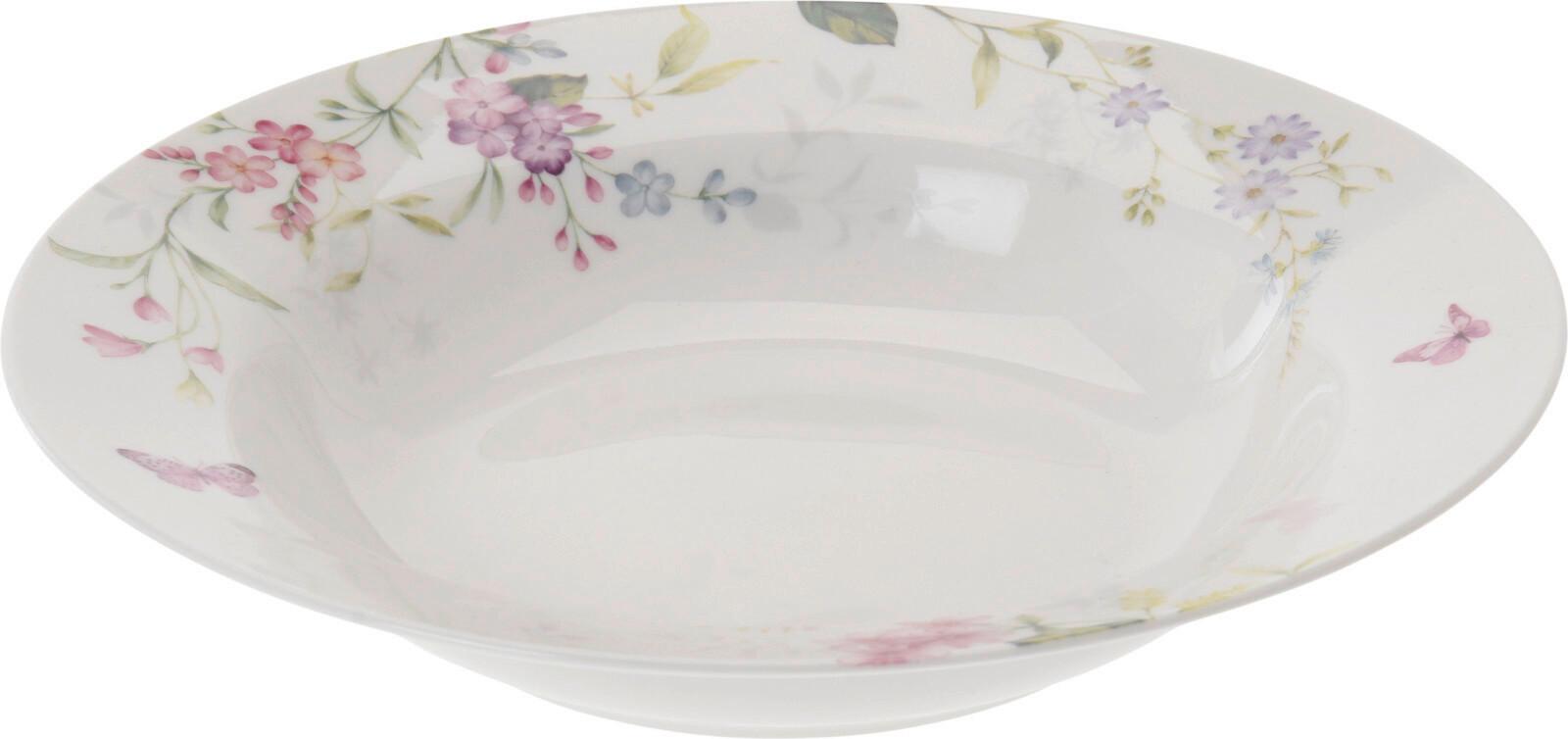 Hluboký talíř PLATE - bílá, Basics, keramika (23cm)