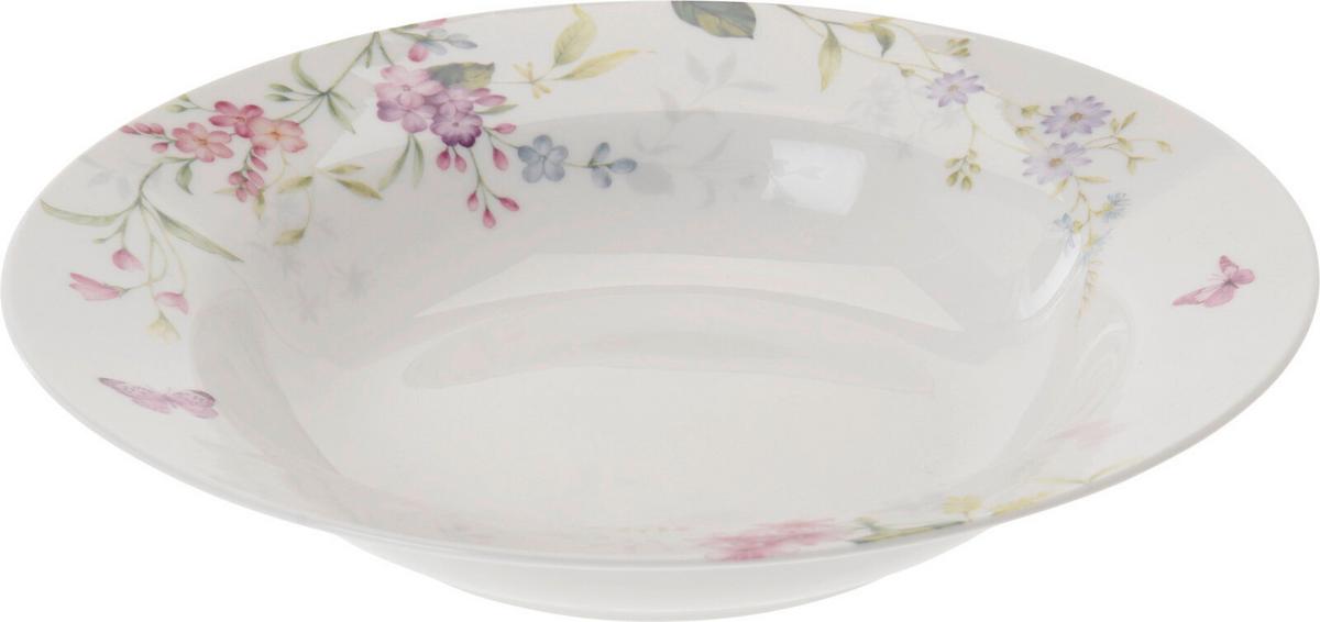 Hluboký talíř PLATE - bílá, Basics, keramika (23cm)