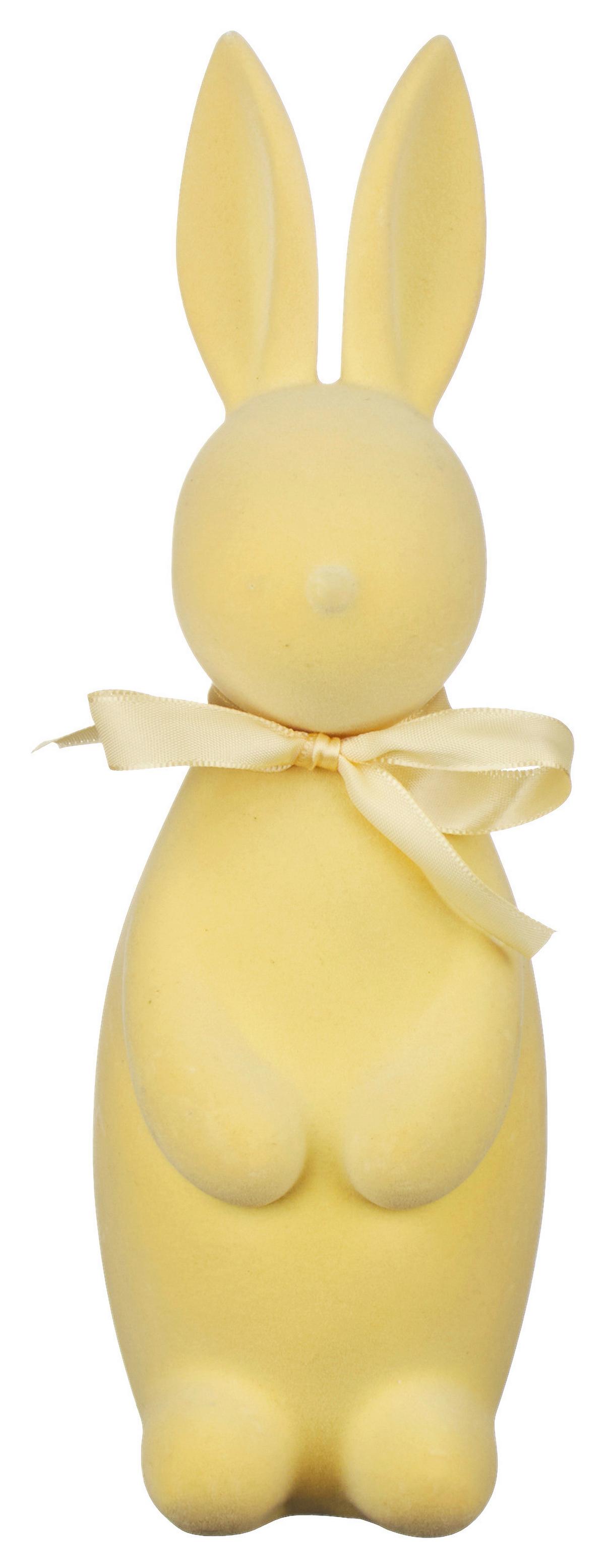 Dekorační zajíc MUGGI - žlutá, plast (9/27,8/10,8cm) - Mömax
