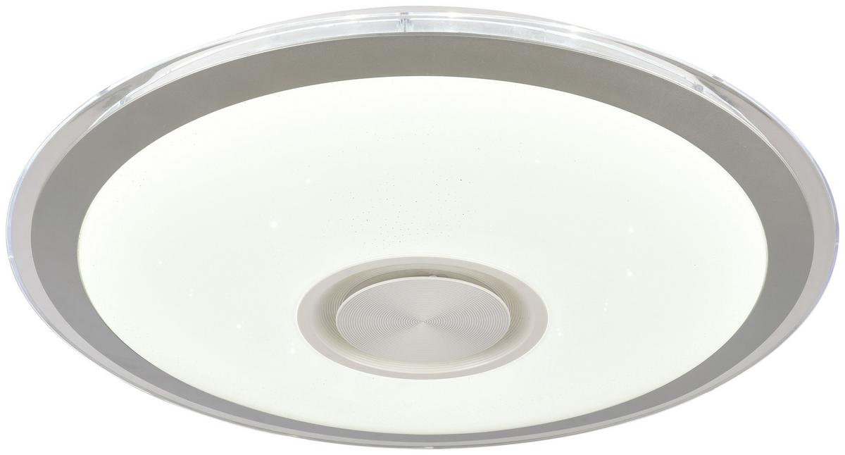 Led Mennyezeti Lámpa Karin - króm/fehér, Modern, műanyag/fém (40cm) - Luca Bessoni