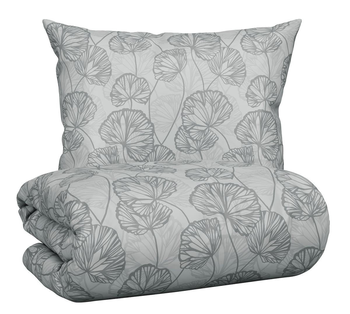Povlečení Ethens, 70/90 140/200cm - šedá, textil (140/200cm) - Modern Living