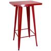 Bartisch Vantaggio High T 60x60x103,5cm Rot - Rot, Basics, Metall (60/60/103,5cm) - MID.YOU