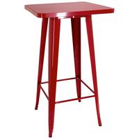 Bartisch Vantaggio High T 60x60x103,5cm Rot - Rot, Basics, Metall (60/60/103,5cm) - MID.YOU