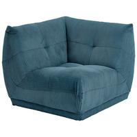 Modul Sofa Giselle Ecke B: 105 Cm Cord Petrol - Petrol, Trend, Textil (105/80/105cm) - Livetastic