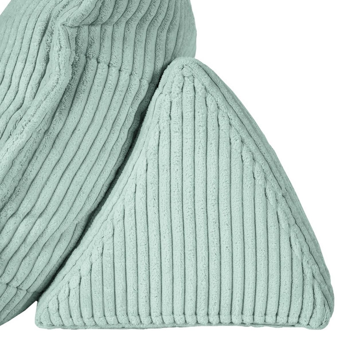 Rückenkissen Cordy, Blau B: 83 Cm - Blau, MODERN, Textil (83/25/42cm) - Trendmanufaktur