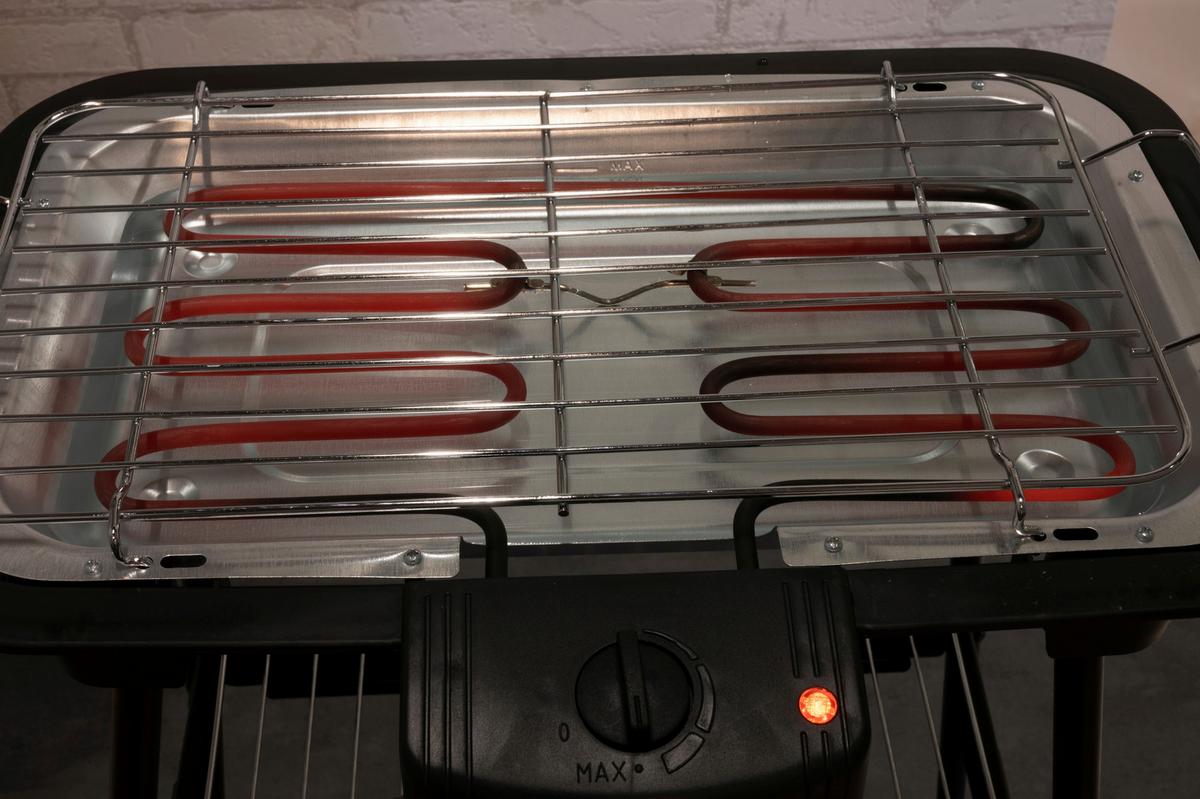 Elektrogrill BBQ 44x69x33 cm - Schwarz, Basics, Kunststoff/Metall (44/69/33cm) - Alpina 6287