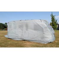 Schutzplane Abdeckplane für Wohnmobil Gr. L Grau - Grau, Basics, Kunststoff (235/275/870cm)