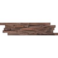 Wandverkleidung Beachwood Hevea Coffee - Braun, Basics, Holz (61/15/2cm)