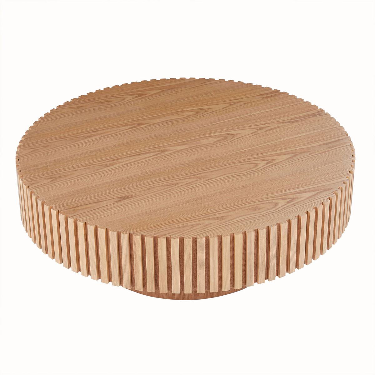 Couchtisch Naturfarben D: 80 Cm - Naturfarben, MODERN, Holzwerkstoff (80/80/34cm) - Livetastic
