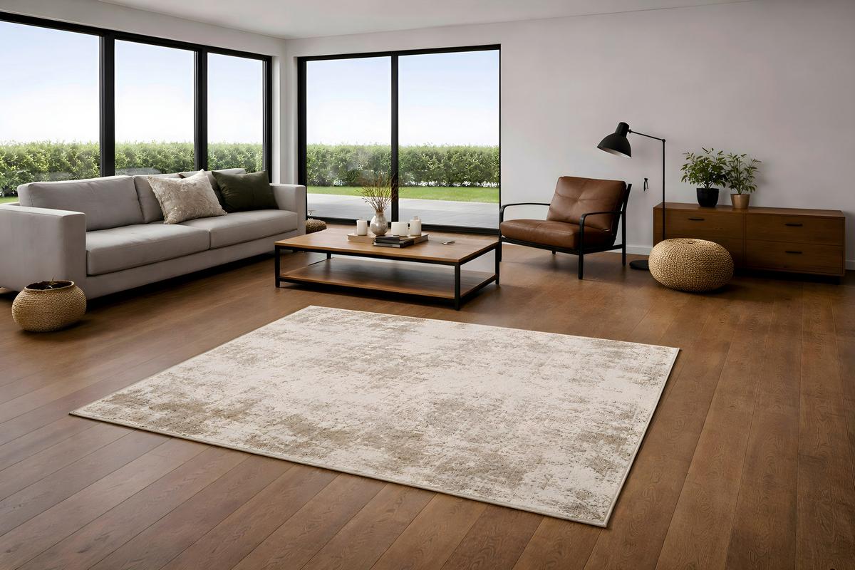 Webteppich, 120x170 cm Vroni - Beige, Basics, Textil (120/170cm) - James Wood