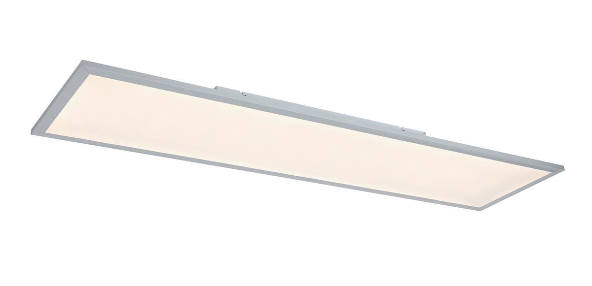 STROPNÍ LED SVÍTIDLO CORNELIUS -AKT- - bílá/barvy stříbra, Moderní, kov/plast (120/30/7,5cm) - Mömax