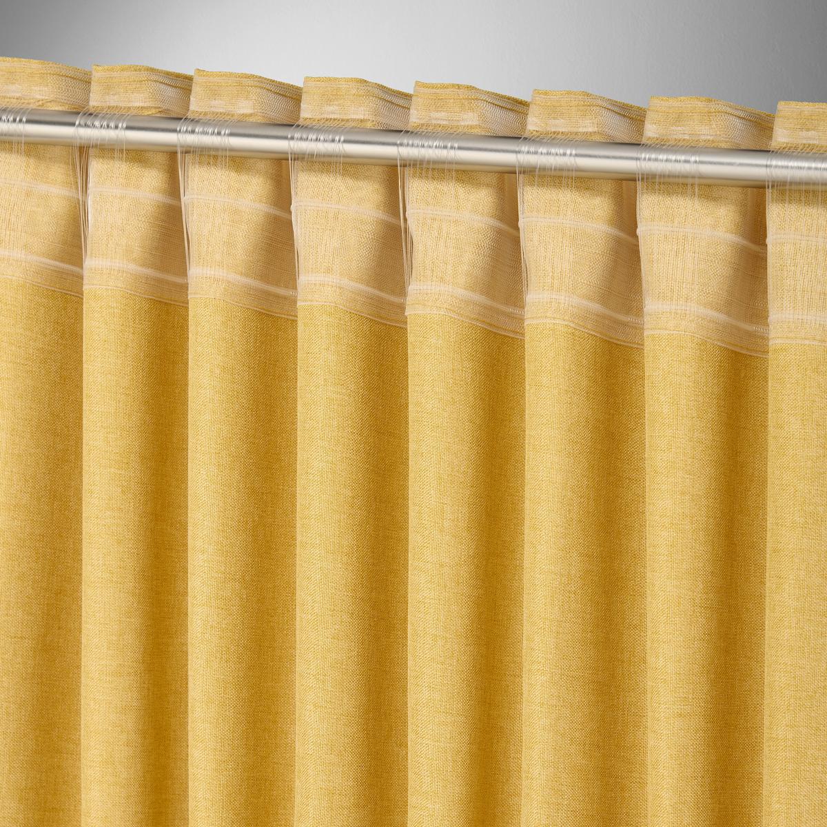 HOTOVÝ ZÁVĚS ULRICH -EXT- -TOP- - žlutá, textil (135/245cm) - Modern Living