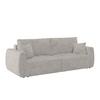 Schlafsofa Bali - Silberfarben/Schwarz, MODERN, Holz/Textil (245/74-90/104cm) - Luca Bessoni