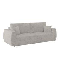 Schlafsofa Bali - Silberfarben/Schwarz, MODERN, Holz/Textil (245/74-90/104cm) - Luca Bessoni