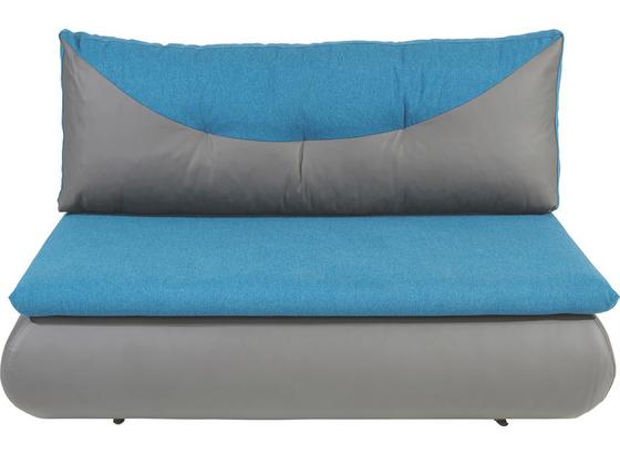 Dvojmiestna Pohovka Timo 140 - petrolejová/tmavosivá, Moderný, umelá hmota/textil (144/85/80cm) Dvojmiestna Pohovka Timo 140 - petrolejová/tmavosivá, Moderný, umelá hmota/textil (144/85/80cm)