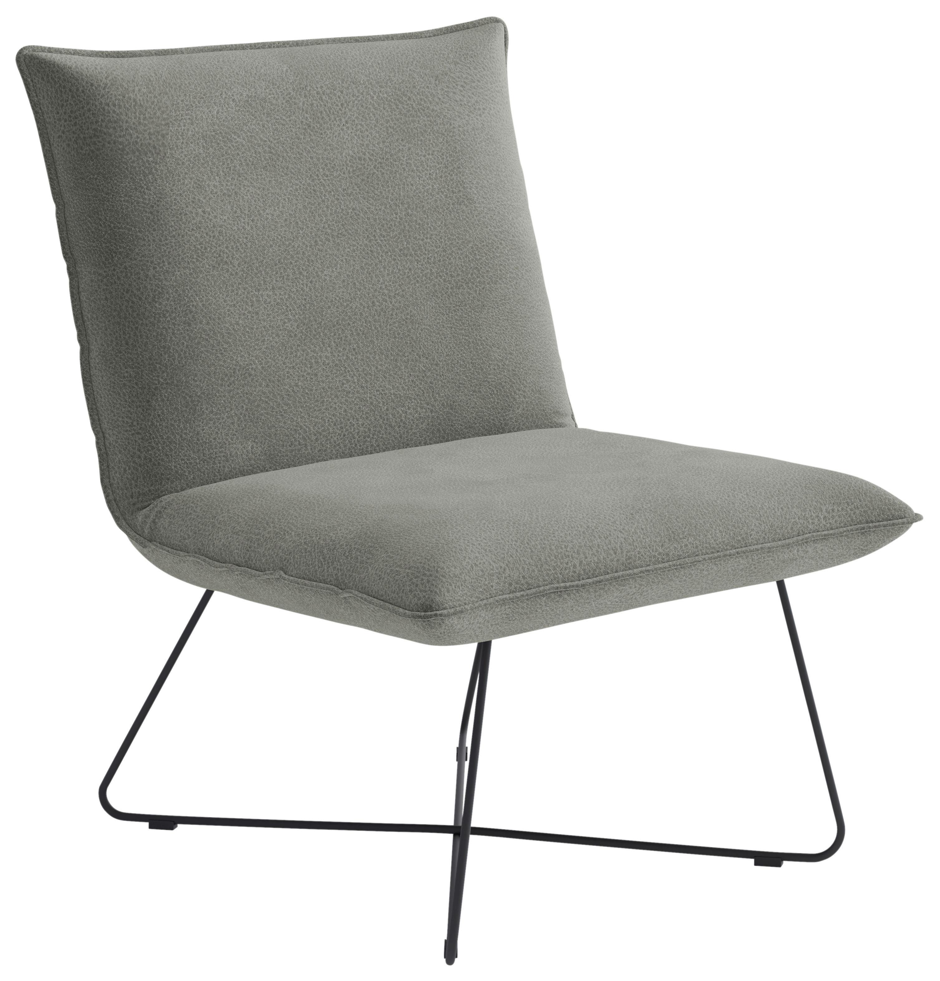 Sessel Skyway Grau B: 81 Cm - Schwarz/Grau, Design, Textil (81/84/68cm) - Livetastic