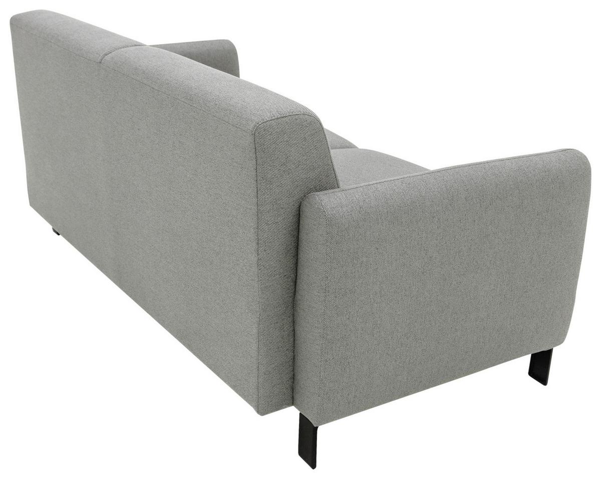 3-Sitzer-Sofa Ridley - Schwarz/Grau, Basics, Textil (173/76/84cm) - MID.YOU