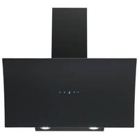 Kopffreihaube Respekta Alia Stahl Schwarz B: 90 Cm, Led - Schwarz, Trend, Kunststoff/Metall (90/80,5-118,5/40,2cm) - Respekta