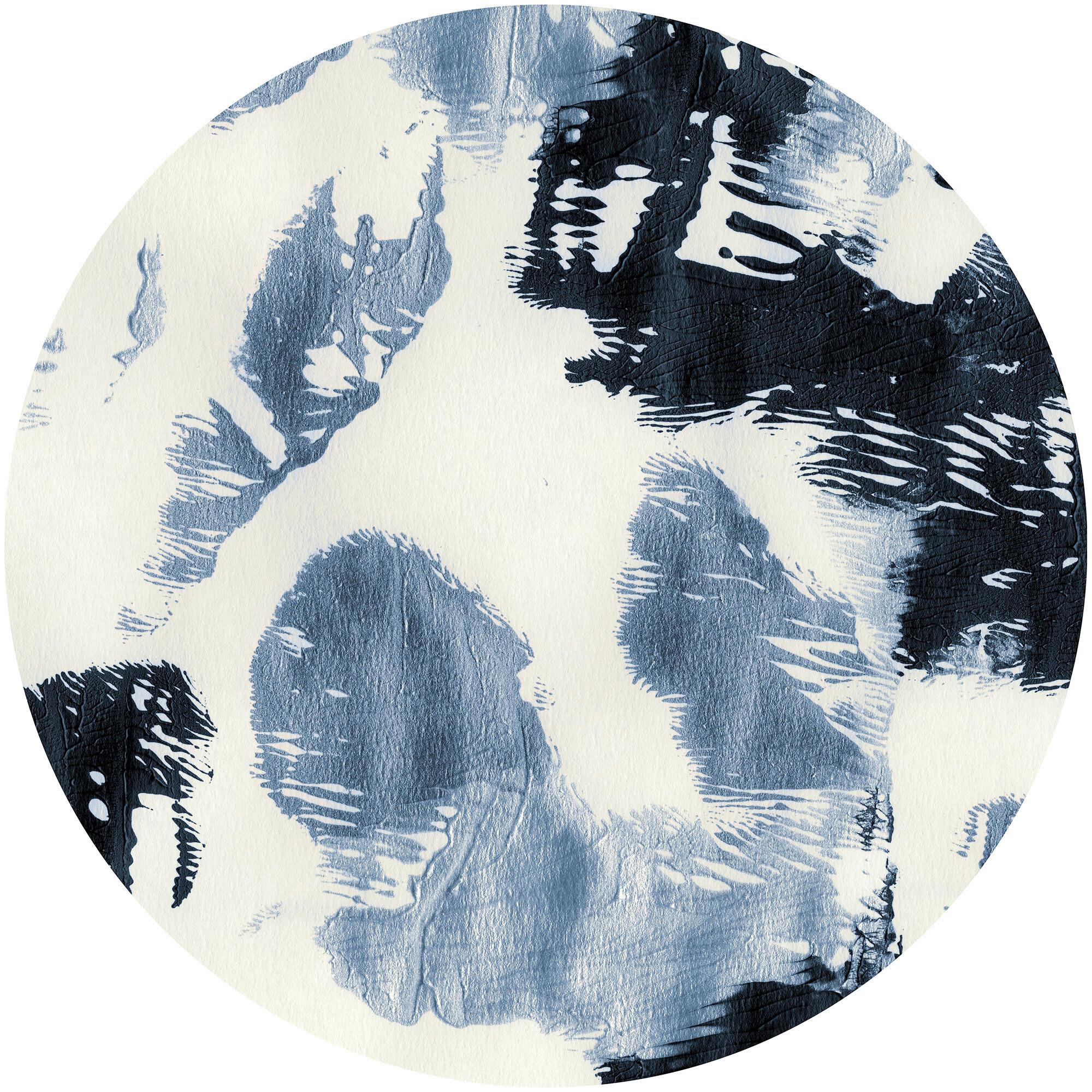 Fototapete D1-044 Arty Blue - Blau/Weiß, Trend (125cm)