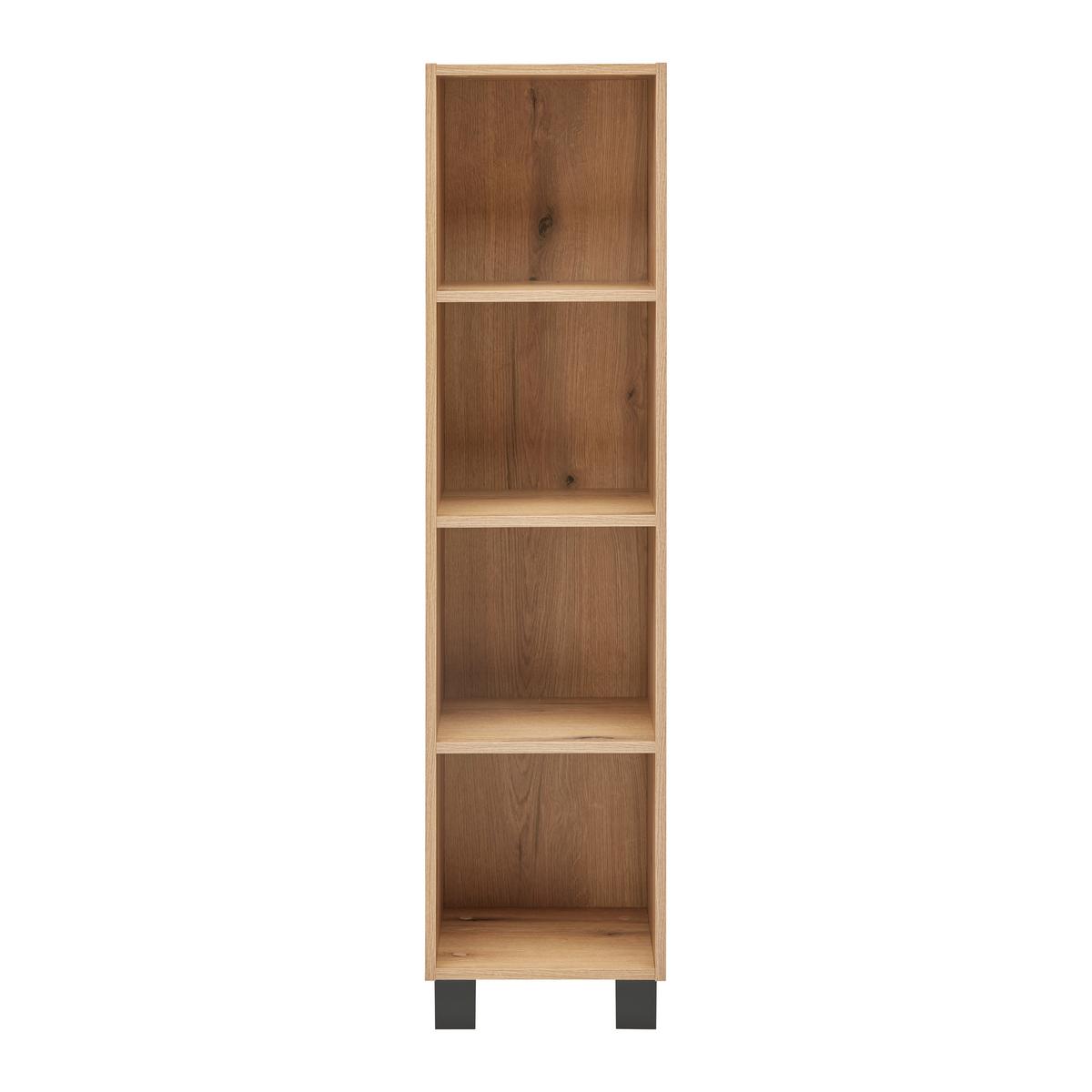 REGÁL LUGO - černá, Moderní, kompozitní dřevo/plast (135/43,2/34,4cm) - Mömax