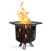 Feuerschale Feuerkorb Verona 60 - Schwarz, Basics, Metall (60/52cm)