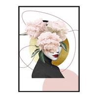 Obraz Elena, ca. 50/70cm - černá/vícebarevná, kompozitní dřevo/papír (50/70cm) - Mömax